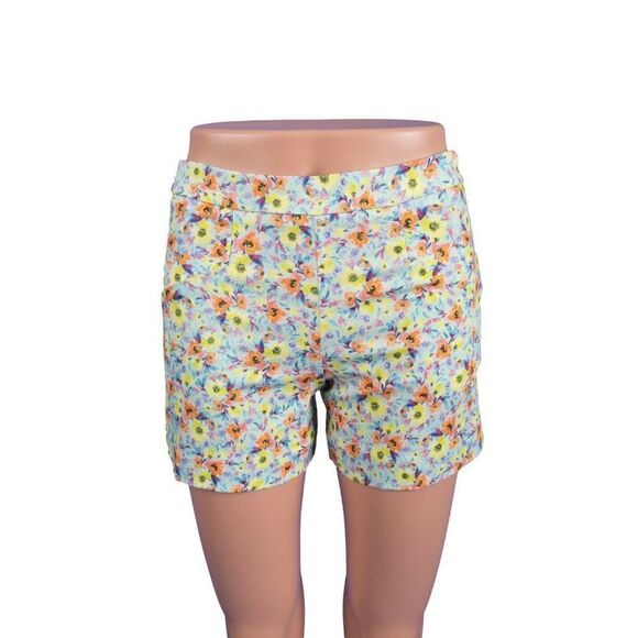 Zara Girls Shorts Sz 11-12 Multi-Color Floral - Picture 1 of 7